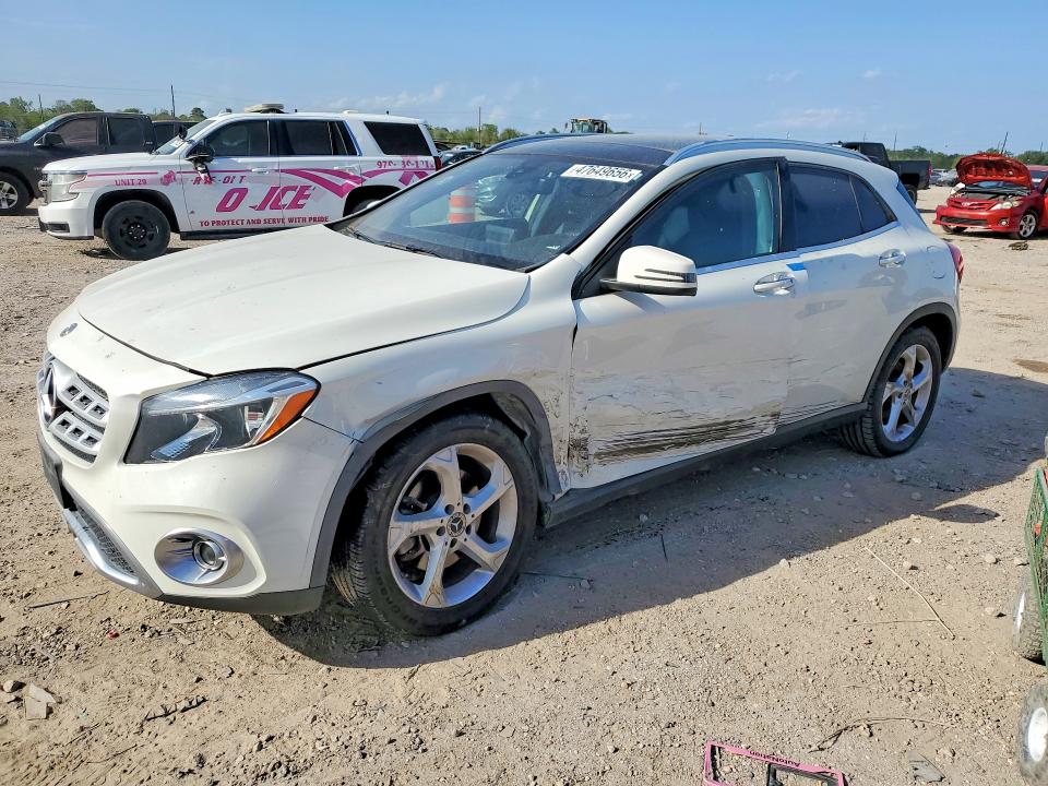2018 Mercedes-benz Gla-klasse VIN WDCTG4GB2JJ409579 COPART salvage auction — SIDE, Tx - Salvage Vehicle Title, sold $4,000 on 2026-08-03 (photo 1)