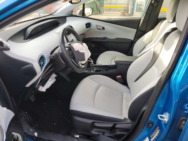 2022 Toyota Prius VIN JTDL9MFUXN3034893 COPART salvage auction — FRONT END, ID - SALVAGE CERTIFICATE OF TITLE, sold $3,800 on 2026-07-20 (photo 7)