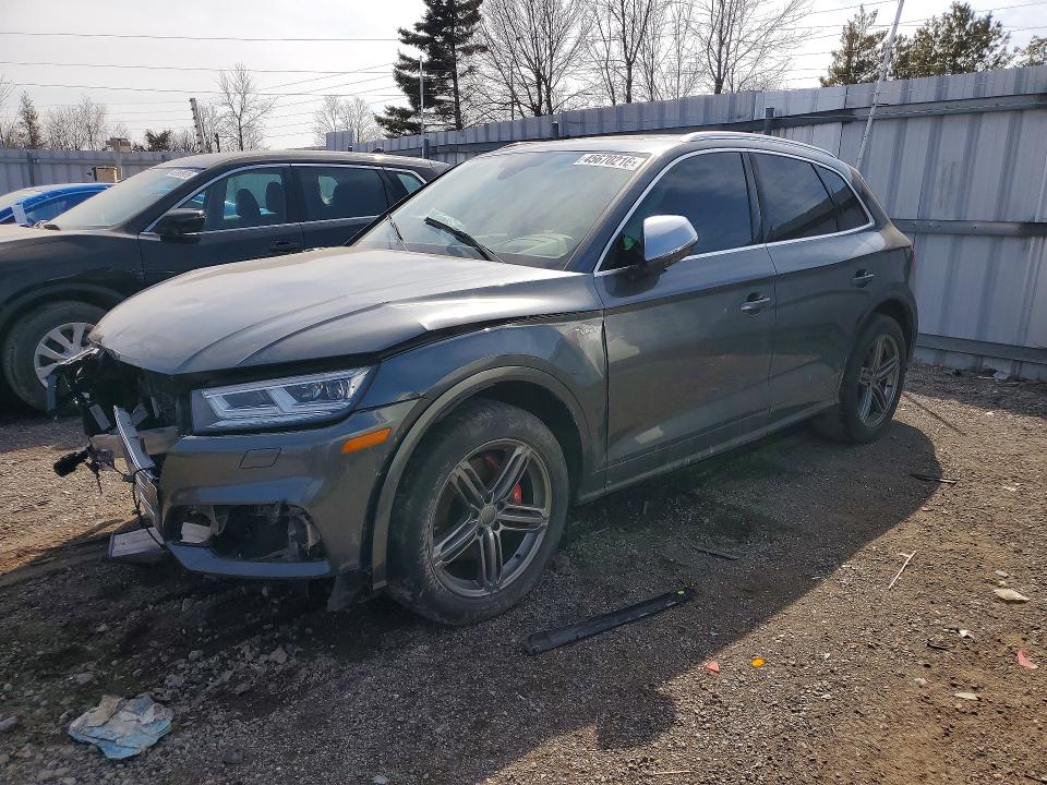2018 Audi Sq5 VIN WA1C4AFYXJ2061909 COPART salvage auction — FRONT END, Salvage Title, sold $6,100 on 2026-07-09 (photo 1)