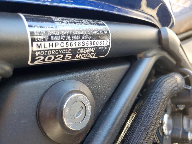 2025 Honda VIN MLHPC5618S5800812 COPART salvage auction — MINOR DENT/SCRATCHES, CA - SALVAGE CERTIFICATE, sold $1,500 on 2026-07-02 (photo 9)