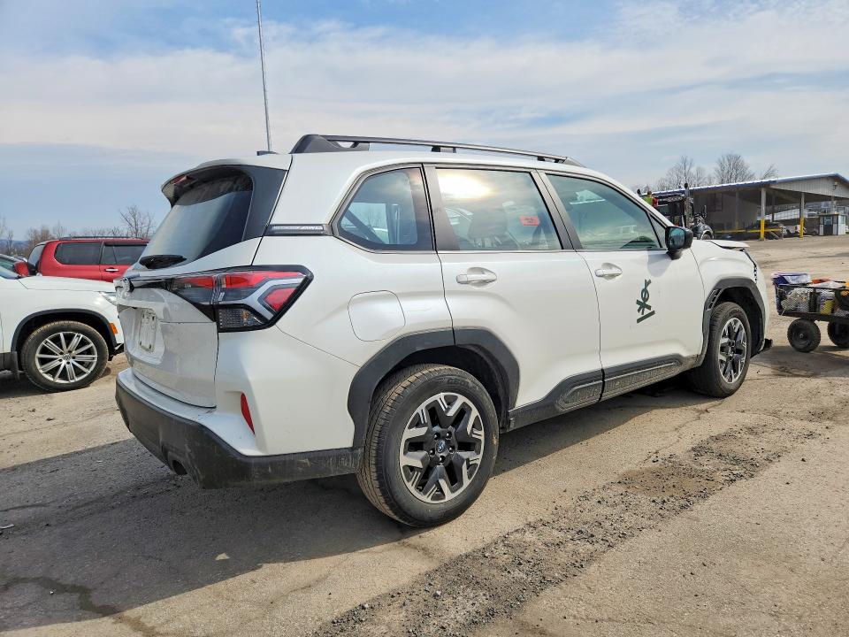 2025 Subaru Forester VIN JF2SLDAC9SH525368 COPART salvage auction — FRONT END, NY - MV907A-PARTS ONLY, sold $2,750 on 2026-07-16 (photo 3)