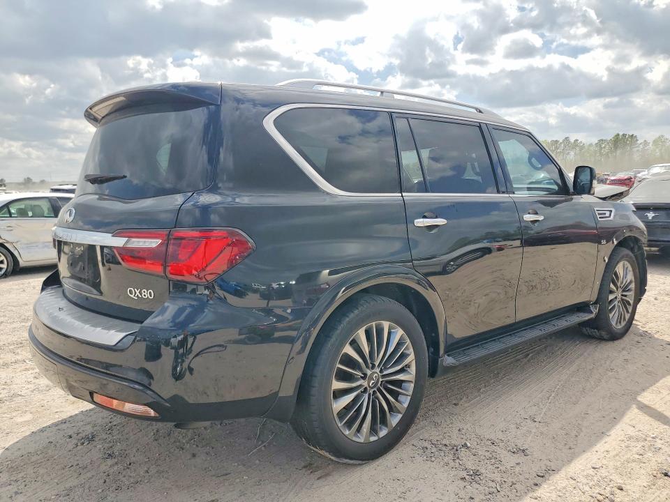 2018 Infiniti Qx80 VIN JN8AZ2NF4J9660840 COPART salvage auction — FRONT END, Tx - Salvage Vehicle Title, sold $4,550 on 2026-07-28 (photo 3)