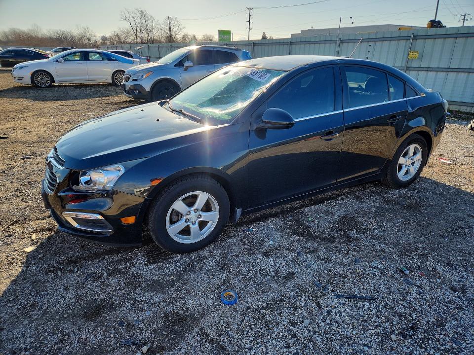 2016 Chevrolet Cruze VIN 1G1PE5SB3G7227169 COPART salvage auction — HAIL, Il - Salvage Certificate, sold $975 on 2026-07-03 (photo 1)
