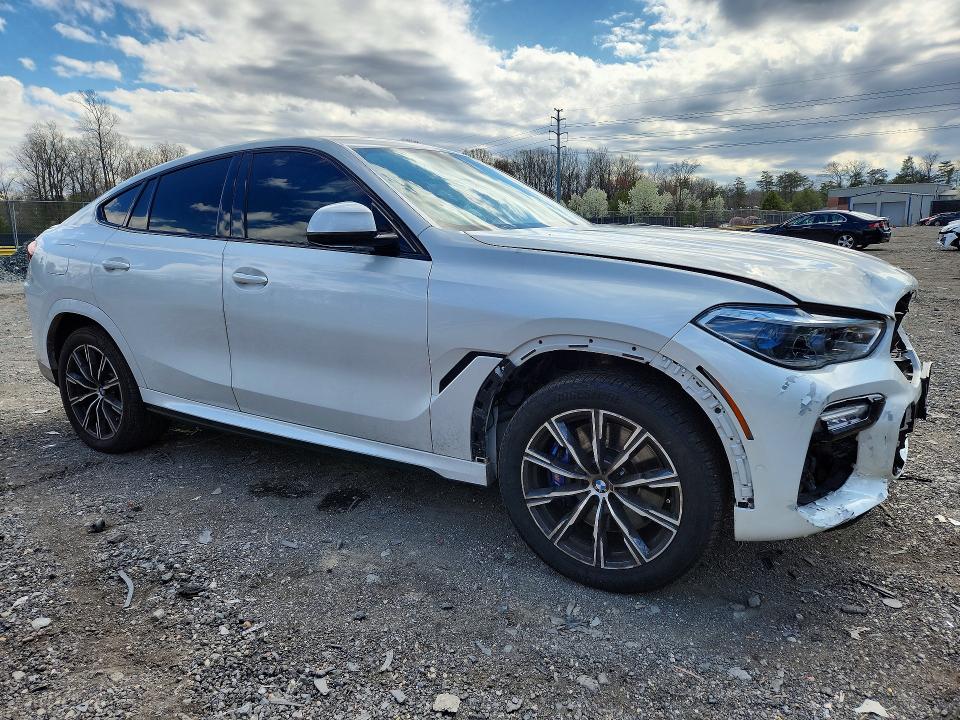 2020 BMW X6 VIN 5UXCY8C07L9B64492 COPART salvage auction — FRONT END, Md - Cert Of Salvage > 75% Damage, sold $22,600 on 2026-07-24 (photo 4)
