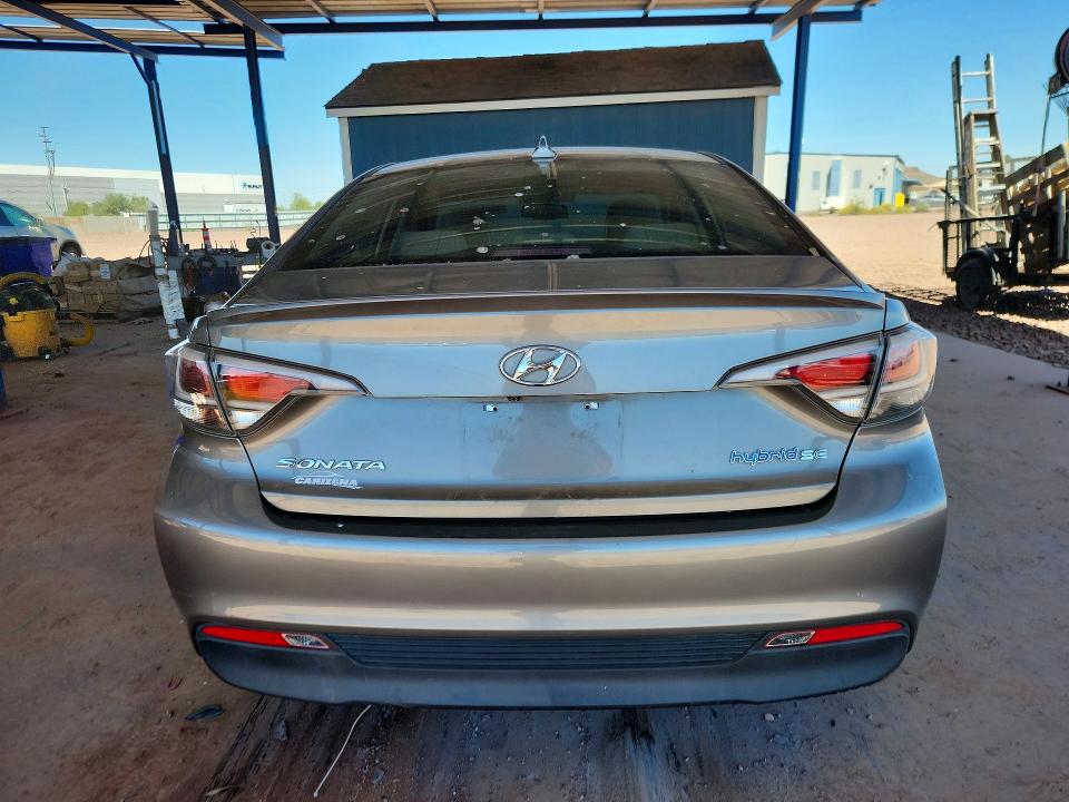 2017 Hyundai Sonata VIN KMHE24L35HA071077 COPART salvage auction — FRONT END, Az - Cert Of Title - Salvage, sold $975 on 2026-07-07 (photo 6)