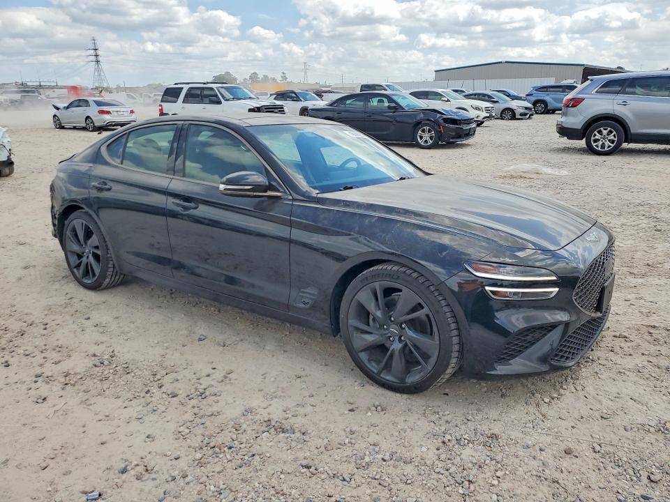 2023 Genesis G70 VIN KMTG34TA8PU126113 COPART salvage auction — REAR END, Tx - Salvage Vehicle Title, sold $11,400 on 2026-07-21 (photo 4)