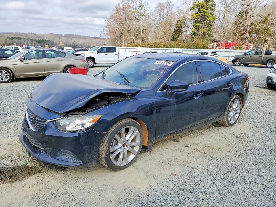 2017 Mazda 6 VIN JM1GL1V59H1129246 COPART salvage auction — FRONT END, Nc - Salvage Certificate Of Title, sold $175 on 2026-07-30 (photo 1)