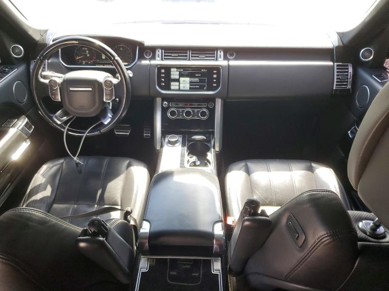 2015 Land rover RANGE ROVER VIN SALGS3TF0FA199881 COPART salvage auction — REAR END, SC - CERT OF TITLE-SALVAGE, sold $11,200 on 2026-07-27 (photo 8)