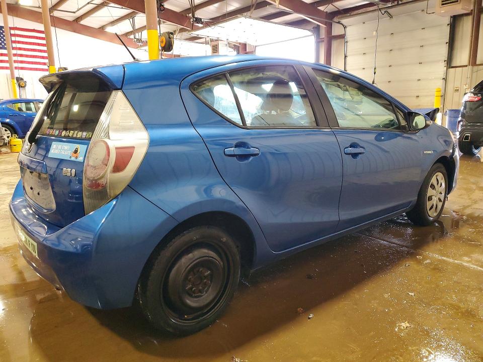 2013 Toyota VIN JTDKDTB31D1534873 COPART salvage auction — FRONT END, Pa - Certificate Of Salvage, sold $175 on 2026-07-10 (photo 3)