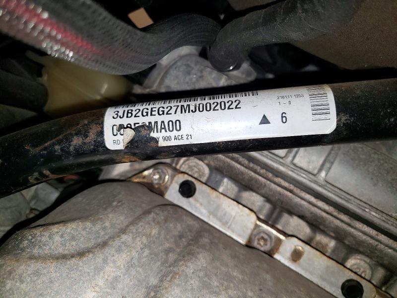 2021 Can-am Ryker VIN 3JB2GEG27MJ002022 COPART salvage auction — MECHANICAL, OH - CERT OF TITLE-REPOSSESSION, sold $850 on 2026-07-08 (photo 9)
