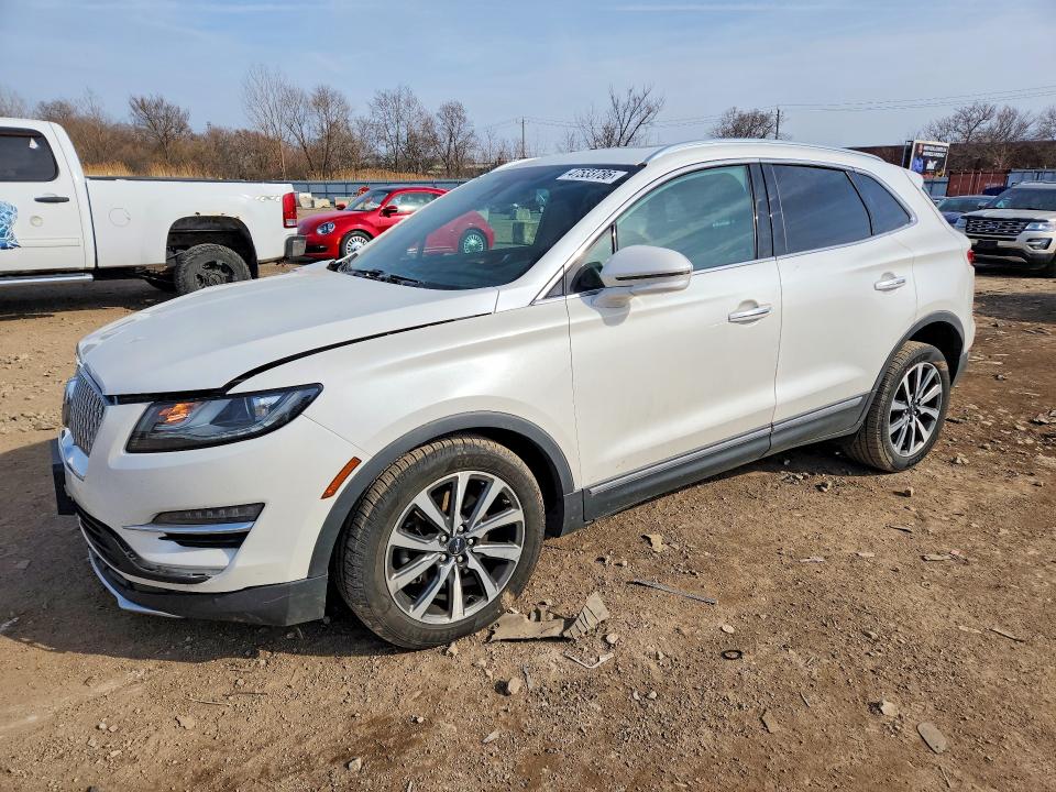 2019 Lincoln Mkc VIN 5LMCJ3C95KUL47124 COPART salvage auction — FRONT END, IL - SALVAGE CERTIFICATE, sold $3,400 on 2026-07-08 (photo 1)