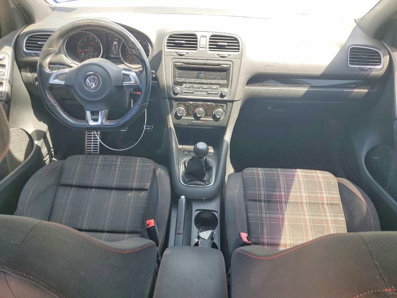 2013 Volkswagen Gti VIN WVWGV7AJ1DW121395 COPART salvage auction — MINOR DENT/SCRATCHES, Tx - Salvage Vehicle Title, sold $2,800 on 2026-07-02 (photo 8)