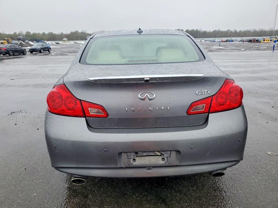 2012 Infiniti VIN JN1CV6AR1CM977744 COPART salvage auction — FRONT END, Ny - Mv907A-Parts Only, sold $400 on 2026-07-29 (photo 6)
