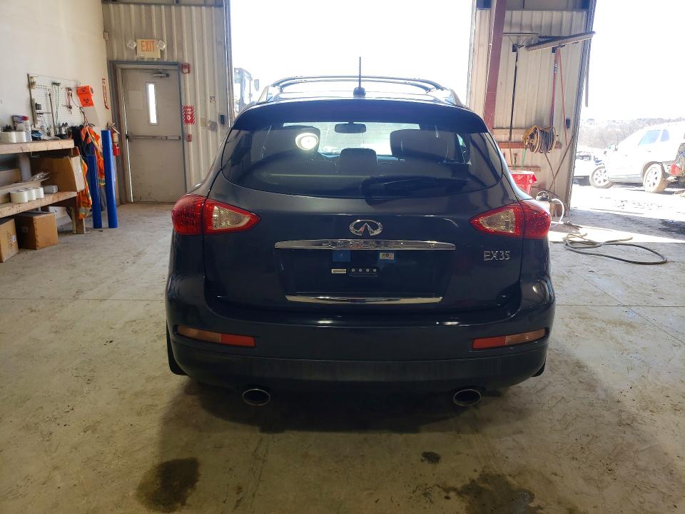 2008 Infiniti Ex VIN JNKAJ09F08M356704 COPART salvage auction — FRONT END, Md - Cert Of Salvage > 75% Damage, sold $375 on 2026-07-24 (photo 6)