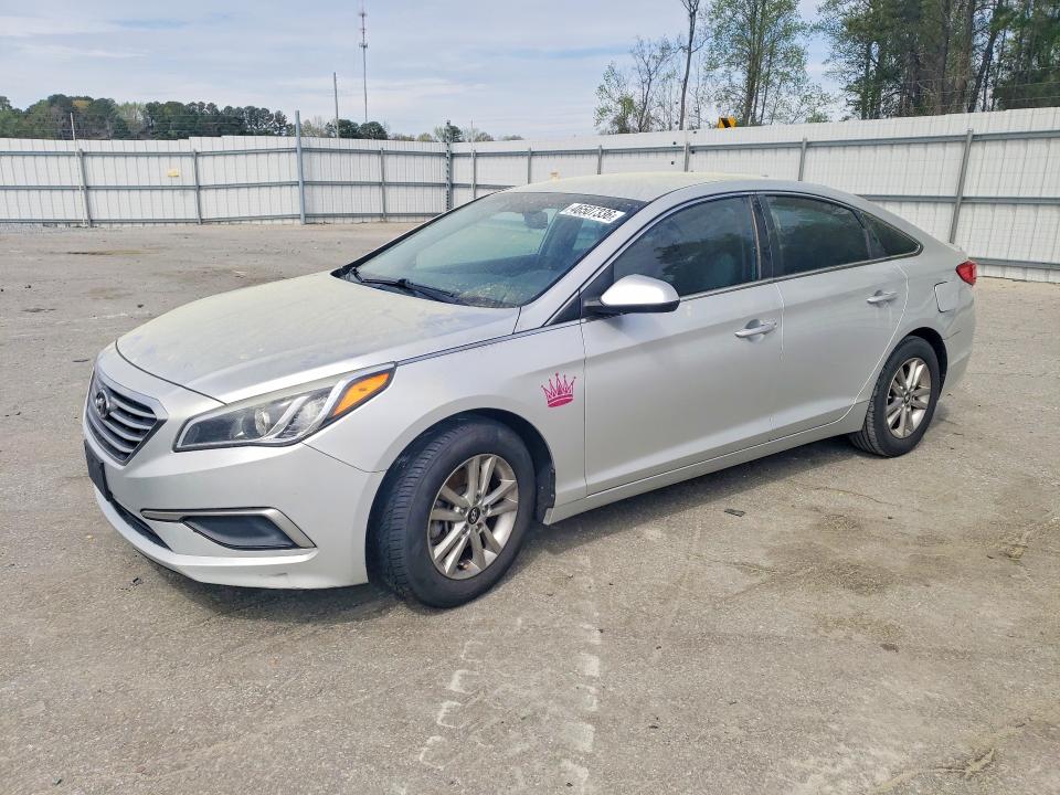 2017 Hyundai Sonata VIN 5NPE24AF6HH528960 COPART salvage auction — ENGINE BURN, Nc - Salvage Certificate Of Title, sold $800 on 2026-07-02 (photo 1)