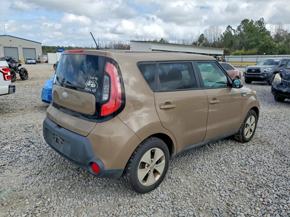 2014 Kia Soul VIN KNDJN2A21E7067819 COPART salvage auction — NORMAL WEAR, Tn - Salvage Certificate, sold $400 on 2026-07-14 (photo 3)