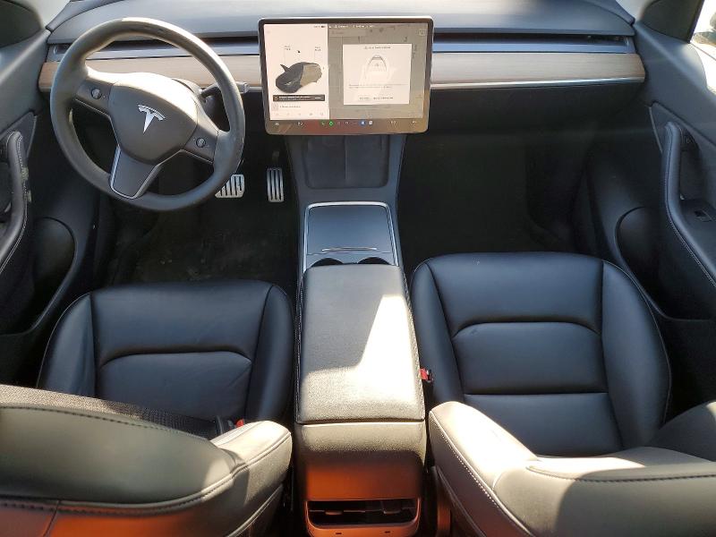 2022 Tesla Model y VIN 7SAYGDEF1NF326906 COPART salvage auction — REAR END, Il - Salvage Certificate, sold $12,800 on 2026-07-21 (photo 8)
