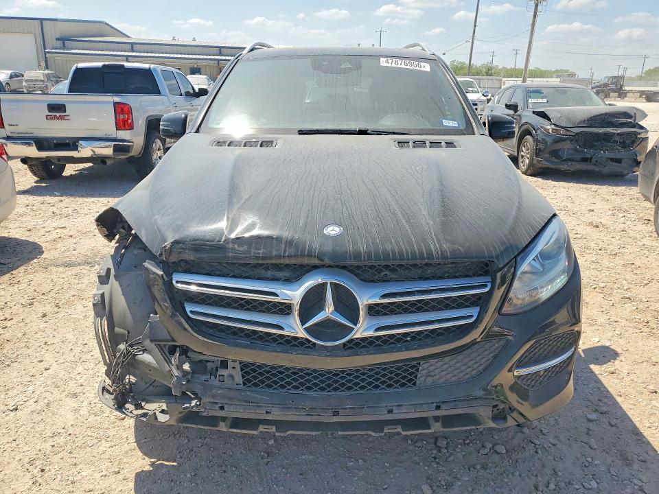 2017 Mercedes-benz Gle class VIN 4JGDA5JBXHA931490 COPART salvage auction — FRONT END, Tx - Salvage Vehicle Title, sold $6,900 on 2026-07-02 (photo 5)