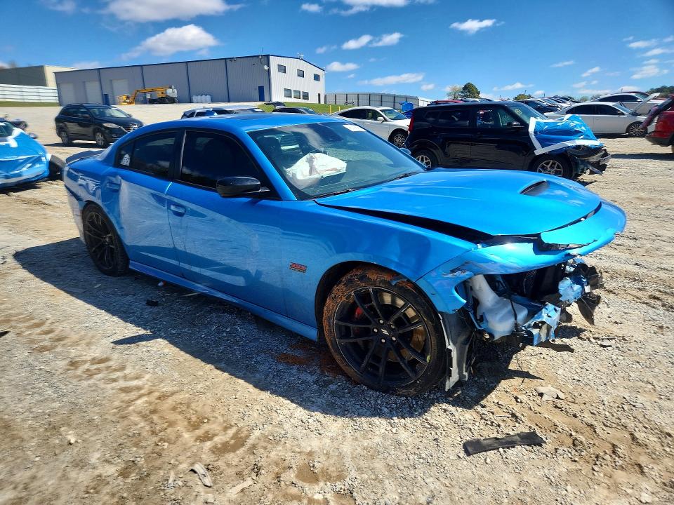 2023 Dodge Charger VIN 2C3CDXGJ7PH650706 COPART salvage auction — FRONT END, Salvage Title, sold $1,350 on 2026-07-29 (photo 4)