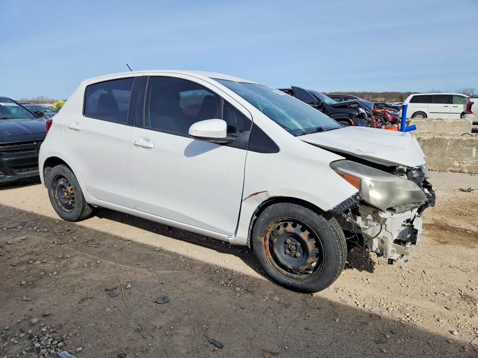 2015 Toyota Yaris VIN VNKKTUD30FA041850 COPART salvage auction — FRONT END, Salvage Title, sold $200 on 2026-07-21 (photo 4)