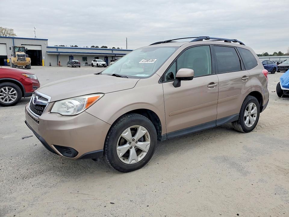 2015 Subaru Forester VIN JF2SJADC7FH509031 COPART salvage auction — REAR END, Sc - Cert Of Title-Salvage, sold $1,500 on 2026-07-02 (photo 1)