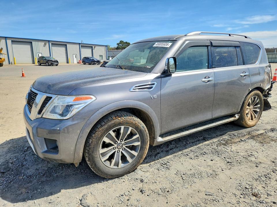 2018 Nissan Armada VIN JN8AY2ND3JX001029 COPART salvage auction — REAR END, Ar - Cert Of Title-Salvage, sold $3,550 on 2026-07-08 (photo 1)