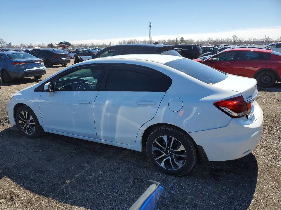 2013 Honda VIN 2HGFB2F56DH102666 COPART salvage auction — REAR END, On - Permit No Brand - Unfit, sold $1,450 on 2026-07-02 (photo 2)