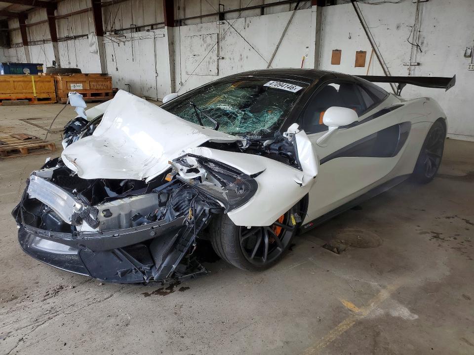 2019 Mclaren 570s VIN SBM13FAA7KW006388 COPART salvage auction — FRONT END, Or - Lien Papers Salvage, sold $46,500 on 2026-08-10 (photo 1)