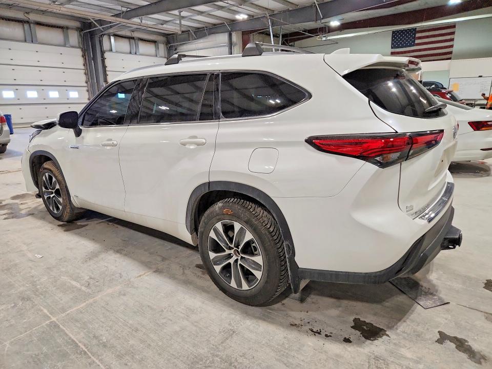 2021 Toyota Highlander VIN 5TDHBRCH3MS527598 COPART salvage auction — FRONT END, Id - Salvage Certificate Of Title, sold $225 on 2026-07-21 (photo 2)