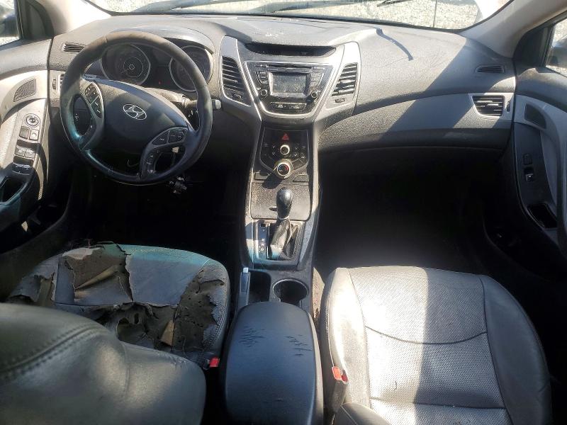2015 Hyundai Elantra VIN KMHDH4AE2FU423185 COPART salvage auction — FRONT END, Nc - Salvage Certificate Of Title, sold $575 on 2026-07-29 (photo 8)