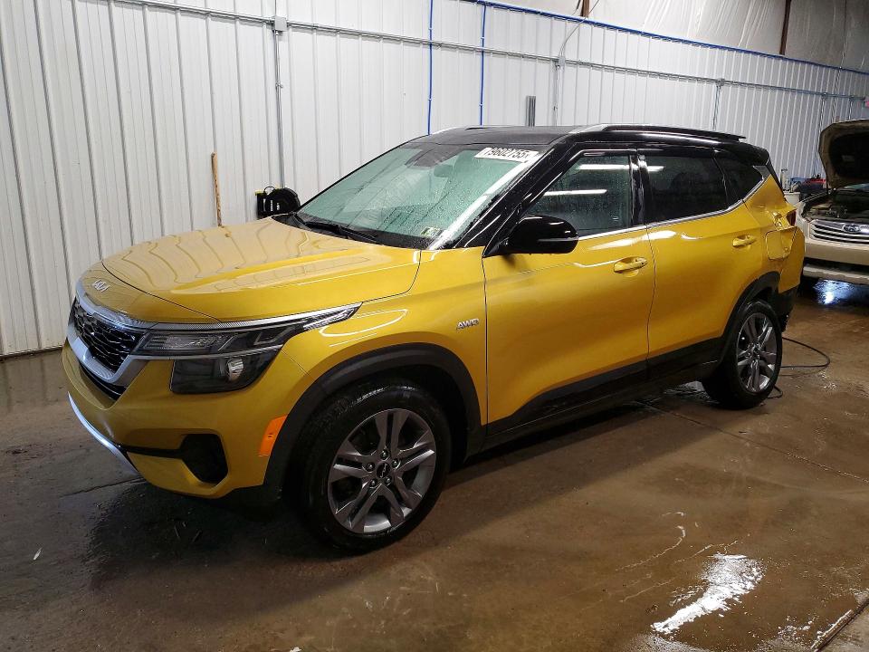 2022 Kia Seltos VIN KNDEUCAA7N7237313 COPART salvage auction — REAR END, Pa - Certificate Of Salvage, sold $5,700 on 2026-07-08 (photo 1)