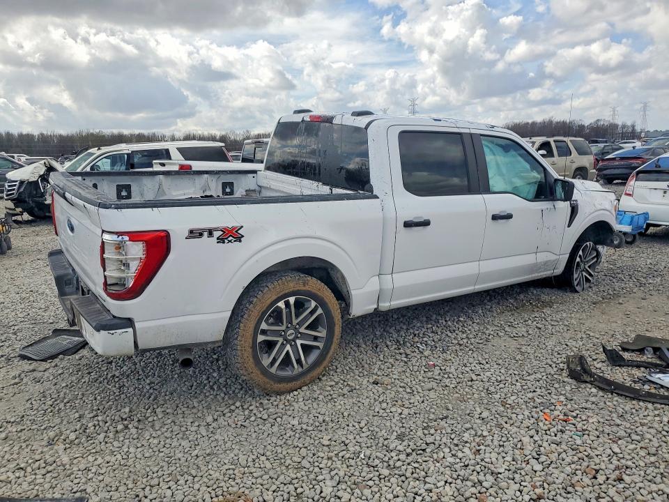 2021 Ford F-150 VIN 1FTEW1EPXMKD53629 COPART salvage auction — FRONT END, Tn - Salvage Certificate, sold $6,900 on 2026-07-09 (photo 3)