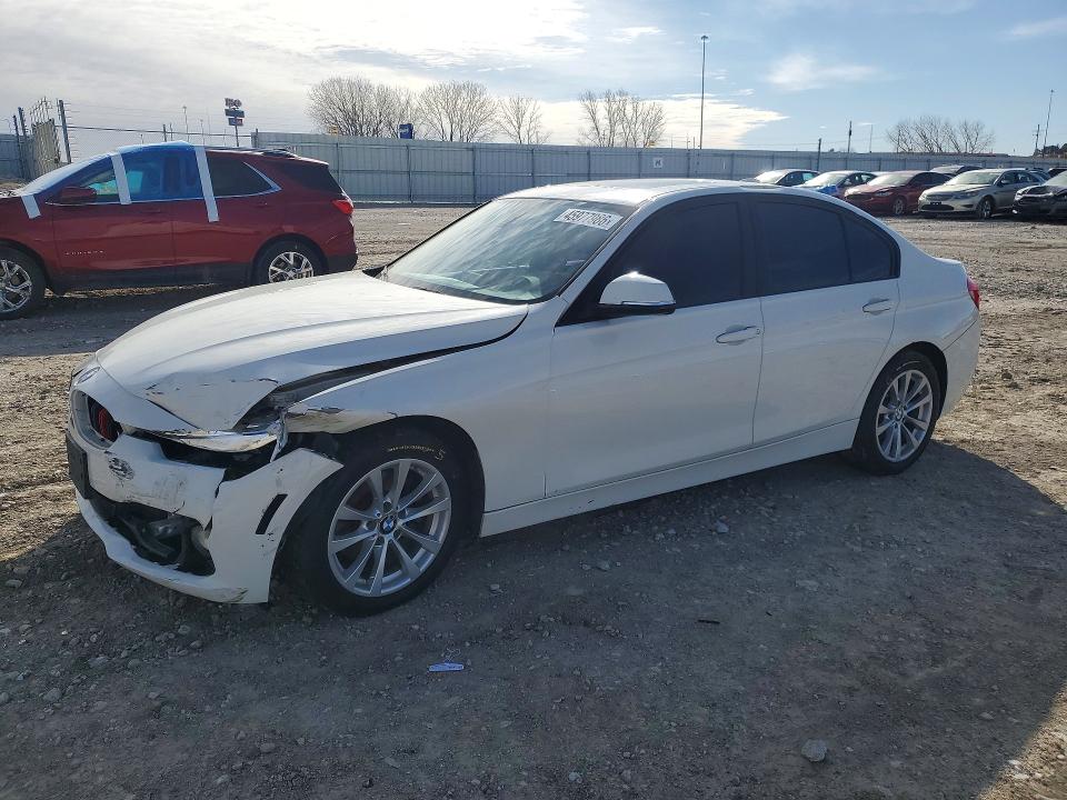 2016 BMW 3er VIN WBA8A3C5XGK690201 COPART salvage auction — FRONT END, Mn - Cert Of Title-Prior Salvage, sold $900 on 2026-07-14 (photo 1)