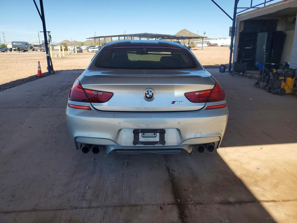 2015 BMW M6 gran coupe VIN WBS6C9C53FD467520 COPART salvage auction — FRONT END, Az - Cert Of Title - Salvage, sold $13,400 on 2026-07-15 (photo 6)