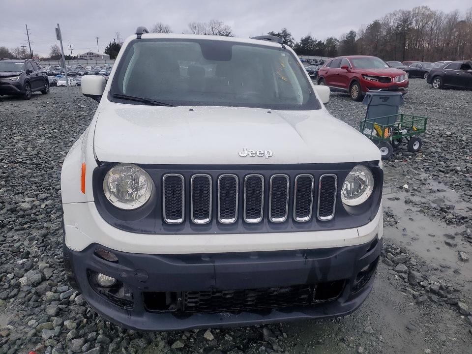 2018 Jeep Renegade VIN ZACCJABB2JPJ36623 COPART salvage auction — FRONT END, Nc - Dealer Only Clean Title, sold $2,500 on 2026-07-08 (photo 5)