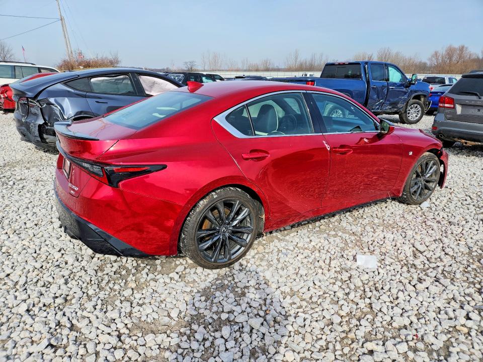 2021 Lexus Is VIN JTHGZ1E20M5018705 COPART salvage auction — WATER/FLOOD, Mi - Cert Of Title-Salvage Flood, sold $9,600 on 2026-07-09 (photo 3)