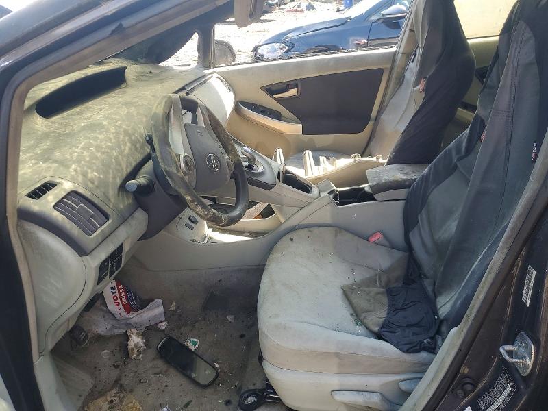 2011 Toyota Prius VIN JTDKN3DU7B0278244 COPART salvage auction — BURN, Md - Parts Only-No Title Letter, sold $225 on 2026-07-07 (photo 7)