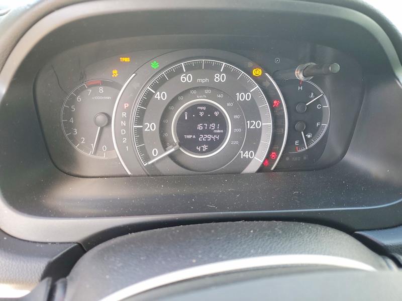 2012 Honda Cr-v VIN JHLRM4H76CC005746 COPART salvage auction — FRONT END, WA, sold $775 on 2026-07-27 (photo 9)