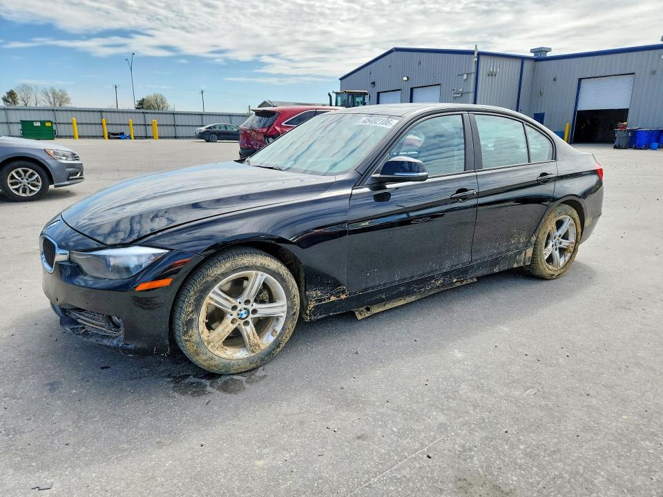 2015 BMW 3er VIN WBA3B1C54FK138624 COPART salvage auction — FRONT END, NC - SALVAGE CERTIFICATE OF TITLE, sold $2,150 on 2026-07-30 (photo 1)