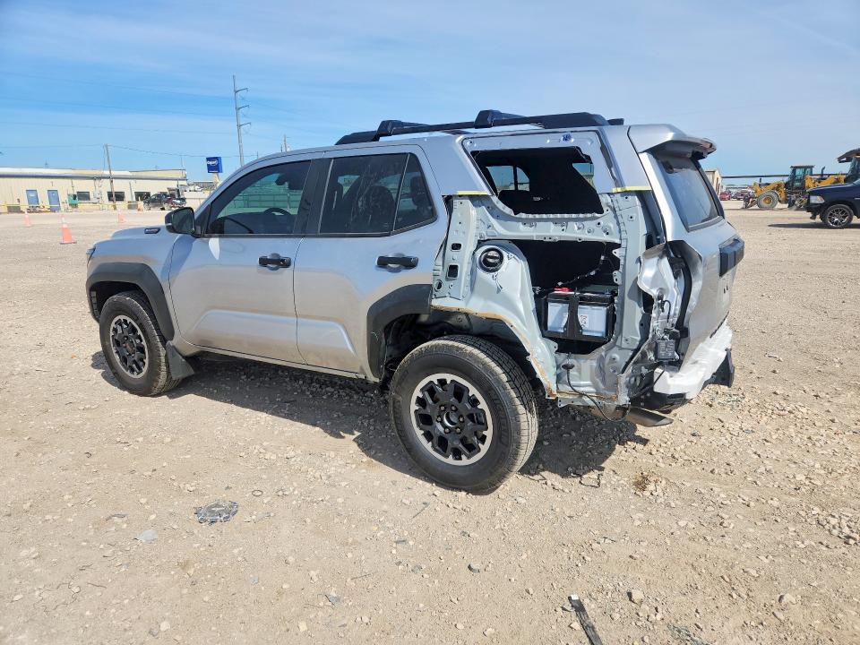 2025 Toyota 4runner VIN JTEVB5BR1S5010031 COPART salvage auction — REAR END, TX - SALVAGE VEHICLE TITLE, sold $28,500 on 2026-07-15 (photo 2)