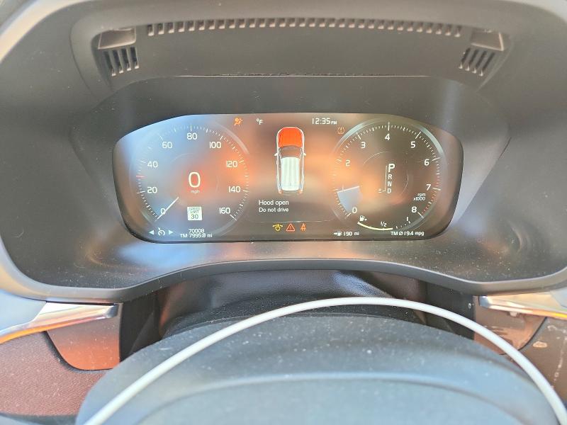 2019 Volvo Xc60 VIN YV4A22RK9K1357492 COPART salvage auction — FRONT END, Ma - Cert Of Title-Salvage, sold $100 on 2026-08-13 (photo 9)