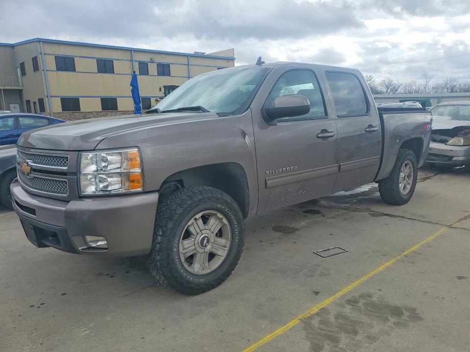 2013 Chevrolet Silverado VIN 3GCPKTE72DG197450 COPART salvage auction — REAR END, Tx - Bonded Title - Salvage, sold $3,200 on 2026-07-09 (photo 1)