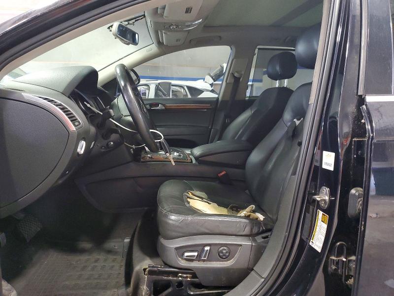 2012 Audi Q7 VIN WA1VMAFE2CD009020 COPART salvage auction — MECHANICAL, TX - SALVAGE VEHICLE TITLE, sold $525 on 2026-07-24 (photo 7)