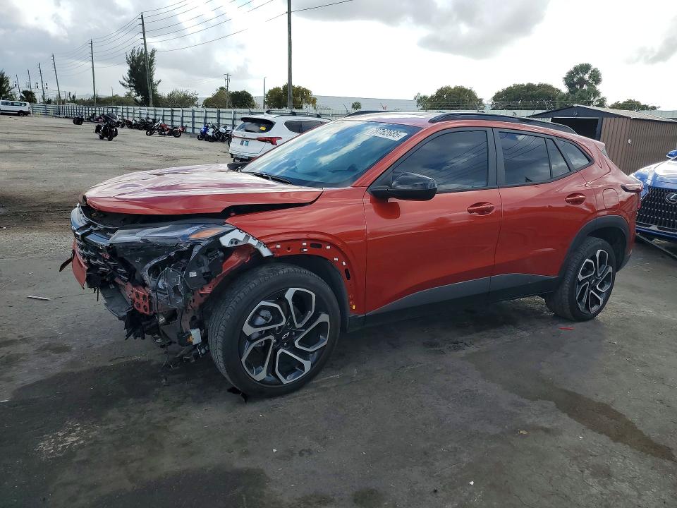 2024 Chevrolet Trax VIN KL77LJE25RC080801 COPART salvage auction — FRONT END, Fl - Cert Of Title Slvg Rebuildable, sold $2,900 on 2026-07-27 (photo 1)