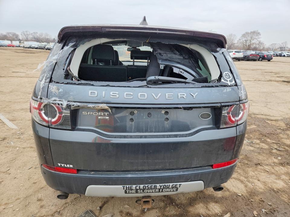 2017 Land rover Discovery sport VIN SALCR2BG3HH666011 COPART salvage auction — FRONT END, MI - CERT OF TITLE-SALVAGE VEHICLE, sold $950 on 2026-07-06 (photo 6)