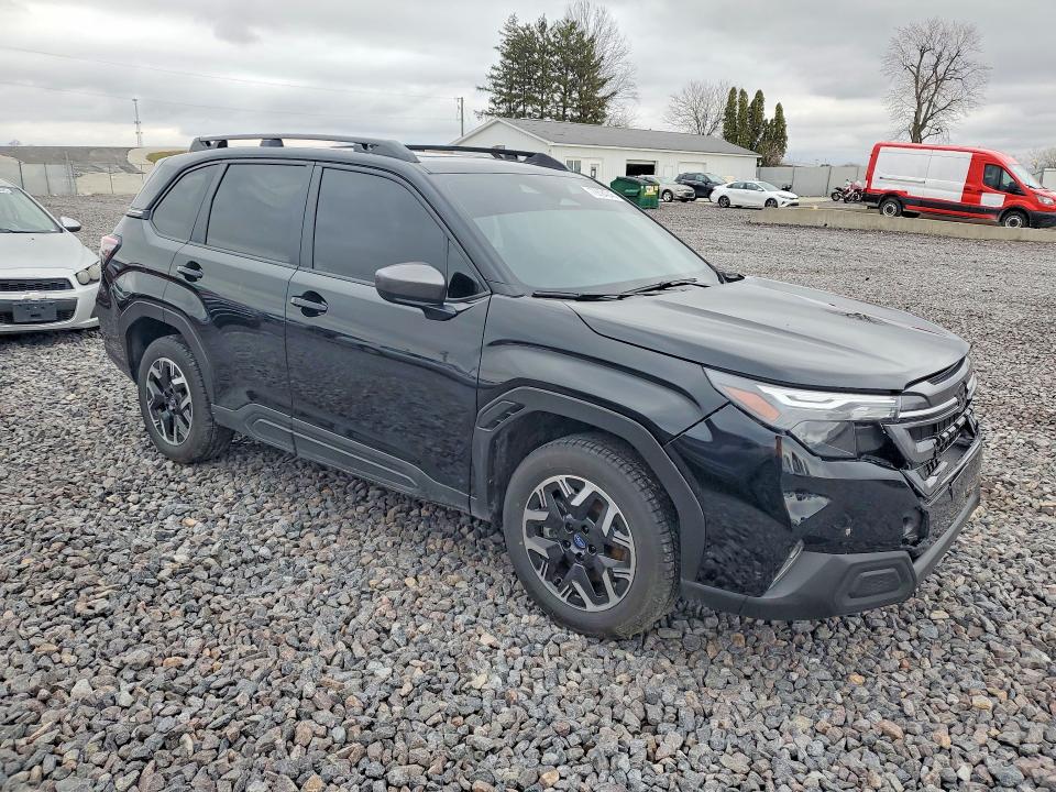 2025 Subaru Forester VIN JF2SLDDC9SH598249 COPART salvage auction — FRONT END, In - Cert Of Title-Salvage Title, sold $850 on 2026-06-30 (photo 4)