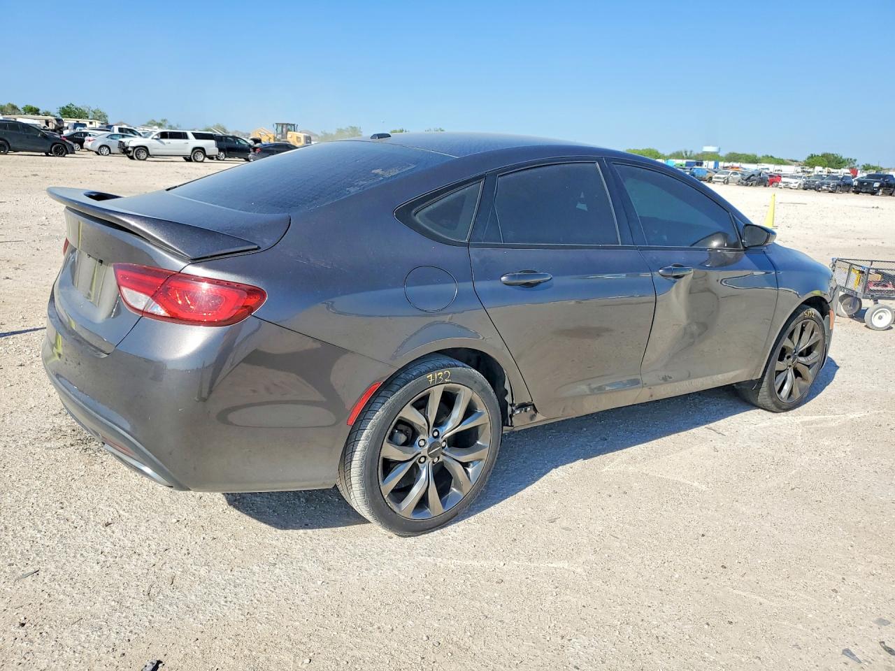 2016 Chrysler 200 VIN 1C3CCCBB4GN161375 COPART salvage auction — Side, TX - SALVAGE VEHICLE TITLE, sold $775 on 2026-07-02 (photo 3)