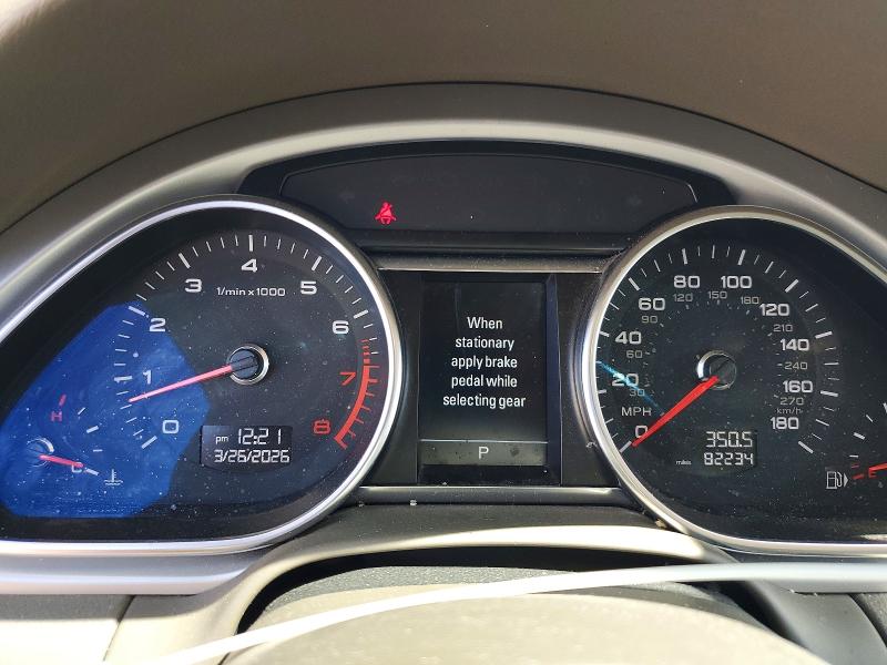 2014 Audi Q7 VIN WA1LGAFE4ED014169 COPART salvage auction — FRONT END, Co - Salvage Title, sold $4,150 on 2026-07-16 (photo 9)