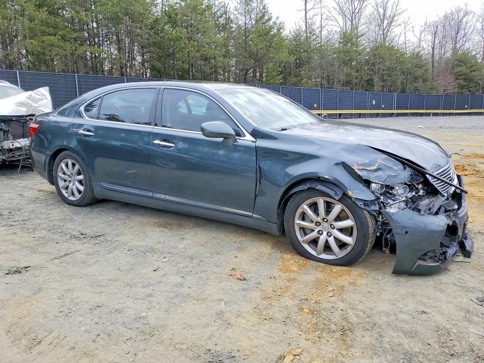 2009 Lexus Ls VIN JTHDL46F195000244 COPART salvage auction — FRONT END, Md - Cert Of Salvage > 75% Damage, sold $850 on 2026-07-24 (photo 4)