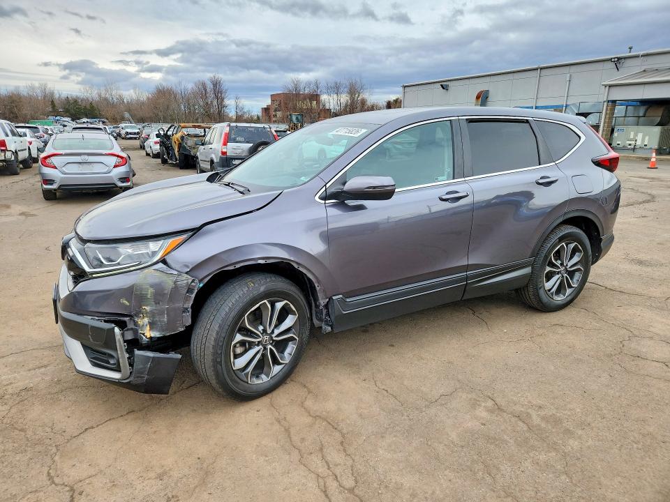 2021 Honda Cr-v VIN 2HKRW2H57MH658926 COPART salvage auction — FRONT END, Ct - Cert Of Title-Salvage, sold $9,100 on 2026-07-02 (photo 1)